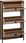 5Five Simply Smart Szafka Na Buty Aliaj 3 Przegrody 63,2x24x122cm (193448) - zdjęcie 3
