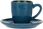 Rose&Tulipani - Zestaw 6 filiżanek do espresso 90 ml Concerto Blu Avio - zdjęcie 3