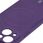 Bizon Etui Case Silicone Magsafe Sq Do Apple Iphone 13 Mini Śliwkowe - zdjęcie 3
