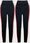 Legginsy sportowe z lampasami czarno-czerwone (yw01052-d1-5) - zdjęcie 5
