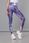Legginsy z motywem tie dye fioletowe (yw88025) - zdjęcie 6