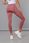 Legginsy treningowe damskie brudny różowy (54350) - zdjęcie 4