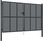 vidaXL Brama Ogrodowa Antracytowa 300x225cm Stal 154569 - zdjęcie 2