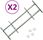 VidaXL Kraty Bezpieczeństwa Na Okno Z Regulacją 2szt. 1000-1500mm 3057509 - zdjęcie 1