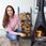 Relaxdays Stojak Na Drewno Metal 10026017943 - zdjęcie 7