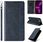 Other Magnet Strap Case Etui Iphone 14 Pro Max Pokrowiec Z Klapką Portfel Mini Smycz Podstawka Niebieskie - zdjęcie 4