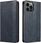 Other Magnet Strap Case Etui Iphone 14 Pro Max Pokrowiec Z Klapką Portfel Mini Smycz Podstawka Niebieskie - zdjęcie 2