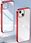 Pskom Etui Silikon Luxury Case Czerwony Do Iphone 14 Szkło - zdjęcie 2