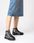 Botki  WONDERS   ENGLAND A-2451 WILD I NEGRO GLOW PLOMO (36, Srebro) - zdjęcie 3