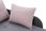 Sofa rozkładana szaro-różowa LETTO lewa - zdjęcie 6