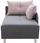 Sofa rozkładana szaro-różowa LETTO lewa - zdjęcie 3