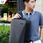 Torba na laptopa Alogy Plecak Antykradzieżowy Urban Safe Na Laptopa 15 6" Z Portem Usb Duży Wodoodporny Unisex Czarny 5905601804208 - zdjęcie 4