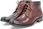 Eleganckie buty męskie zimowe - TAPI D-2372 BRĄZOWE - zdjęcie 6
