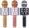 Mikrofon Bezprzewodowy mikrofon karaoke WS858 kolor srebrny - zdjęcie 6