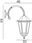 Su Ma Lampa Ogrodowa Zewnętrzna Elewacyjna Kinkiet Led Retro Maxi K 3012/1/Bd - zdjęcie 6