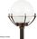 Su Ma Lampa Ogrodowa Zewnętrzna Stojąca Słupek Kule Z Koszykiem 200 K 5002/1/Kpo 152cm - zdjęcie 5
