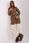 Sweter Kardigan Model BA-SW-8009-1.84P Brown - Badu - zdjęcie 2