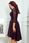 Sukienka z koronkowym dekoltem czarna Nicolle XXL - zdjęcie 3