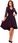 Sukienka z koronkowym dekoltem czarna Nicolle XXL - zdjęcie 6