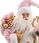 Bigbuy Christmas Ozdoby Świąteczne Różowy Plastikowy Polyresin Materiał 45 Cm 1034919 - zdjęcie 2