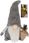Home & Styling Collection Skrzat Dekoracyjny Pluszowy Led 38Cm Szary 376000 - zdjęcie 3