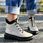 Skórzane sneakersy damskie - FILIPPO DBT4799/23 BEŻOWE - zdjęcie 4