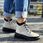 Skórzane sneakersy damskie - FILIPPO DBT4799/23 BEŻOWE - zdjęcie 6