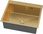 Zlewozmywak Melanstar 60x50 Stal Złoty HD6050G - zdjęcie 7