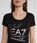 EMPORIO ARMANI EA7 markowy damski t-shirt BLACK/GOLD - zdjęcie 5