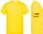 T-shirt Koszulka Fruit Of The Loom yellow M - zdjęcie 2