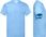 T-shirt Koszulka Fruit Of The Loom sky blue XL - zdjęcie 5