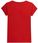 4F Koszulka damska gładka t-shirt bawełna regular czerwona duże logo S - zdjęcie 2