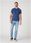 WRANGLER POLOSHIRT MĘSKIE POLO KOSZULKA Z KOŁNIERZYKIEM DARK DENIM W7X7K4XTG - zdjęcie 2