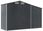 Vidaxl Szopa Ogrodowa Antracytowa 277X93X179cm Stal Galwanizowana 364518 - zdjęcie 6