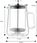 Szklany ZAPARZACZ TŁOKOWY Do HERBATY Ziół KAWY French Press 600ml 7685 - zdjęcie 4