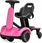 Costway Gokart Elektryczny Do Driftu Pięciokołowy Różowy - zdjęcie 2