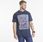 T-shirt z haftem NORTH 56°4 niebieski - zdjęcie 2