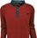 BLUZA POLO MĘSKA CIEPŁA CZERWONA 4XL BASTION - zdjęcie 7