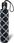 Automatyczna parasolka damska Pierre Cardin czarna we wzory - zdjęcie 2
