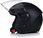 Kask motocyklowy Ls2 Otwarty Of616 Airflow Ii Czarny Mat Chopper - zdjęcie 2