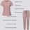 Komplet Medyczny Damski Scrub Uniform, Model Remedy, Kolor Blue R. Xl - zdjęcie 2