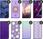 Hello Case Etui Z Klapką Do Samsung Galaxy S24 Ultra Fioletowe Fiolet Kształty - zdjęcie 2
