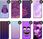 Hello Case Etui Z Klapką Do Samsung Galaxy S24 Ultra Fioletowe Fiolet Kształty - zdjęcie 3