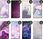 Hello Case Etui Z Klapką Do Samsung Galaxy S24 Ultra Fioletowe Fiolet Kształty - zdjęcie 9