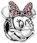 Disney charms Myszka Minnie z różową kokardą S925 - zdjęcie 1