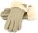 Pięciopalczaste skórzane ocieplane rękawiczki - zdjęcie 2