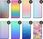 Etui Z Klapką Do Zte Axon 7 Mini Ombre Gradient Futerał Case - zdjęcie 5