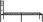 Vidaxl Metalowa Rama Łóżka Z Wezgłowiem Czarna 80X200 Cm 372268 - zdjęcie 4