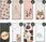 Etui Z Klapką Do Zte Axon 7 Mini Łapki Ślady Łapa Stopa Futerał Case - zdjęcie 4
