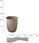 Howhomely Donica Stripped Eco Coffee Latte 19Xh23cm Hhstrcl1923 - zdjęcie 3